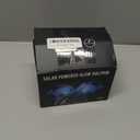 Solar Floating Pool Lights Dolphin, Glow in The Dark Solar Pool Lights That Float, IP68 Wateproof Inflatable Solar Floating Lights for Pool Pond Wedding Party Decorations - 2PC