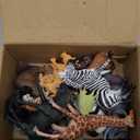 BOLZRA Safari Animals Figures Toys, Realistic Wild Zoo Animal Figurines, Plastic African Jungle Animals Playset for Kids Toddlers, 21Pcs Birthday Gifts Christmas Stocking Stuffers