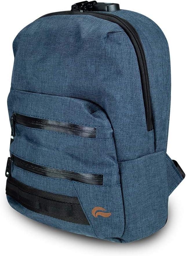 Skunk Mini Backpack- Smell Proof (Blue), 13’’ x 9.5’’ x 5”