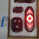Bike Tail Light with Turn Signals Wireless Remote Control Waterproof Bicycle Rear Light Back USB Rechargeable Ultra Bright Safety Warning Cycling Taillight for Night
