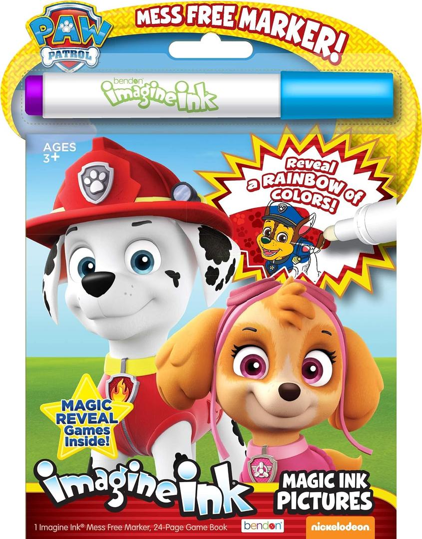 PAW Patrol Imagine Ink Magic Ink Coloring Book For Kids