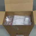 Mini Heart Shaped Dessert Cups with Spoons 2.7 oz Valentine Day Plastic Appetizer Cup Clear Disposable Reusable Heart Shaped Bowl for Valentine Wedding Party Cakes Ice Cream(Pink,40 Set)