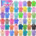 45 Pack Mini Butter Slime Kit, Scented Slime Party Favor Gifts, Soft & Non-Sticky, DIY Putty Toys for Kids, Stress Relief Toy, Classroom Reward for Girls Boys Easter Basket Stuffers