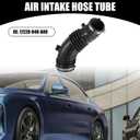 Air Cleaner Intake Hose Tube with Clamps 17228-R40-A00 - Car - Engine Filter Air Intake Duct Hose Tube - for Honda Accord 2.4L L4 2008-2012 Rubber Black - 1Pc