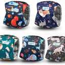 Leekalos Male Dog Diapers, Dog Belly Bands for Male Dogs Wraps Washable Doggie Diapers High Absorbing Dog Belly Bands（5 Pack) L