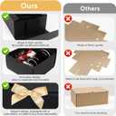 2 x YEEHONG Gift Boxes with Lids, 8x8x4 Inch Kraft Paper Gift Box with Ribbon, Bridesmaid Proposal Box for Wedding, Packaging, Present, Birthday, Cupcake (10 Pack)