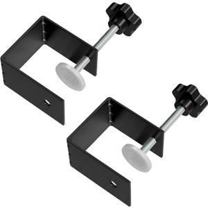 C Clamp, Heavy Duty C-Clamp 304 Stainless Steel Adjustable Cabinet Installation Clamps Cabinetry Clamps Tools Drill Hole Guide Design for Easy and Fast Installing Frame of Cabinets Drawer (2 Pack)
