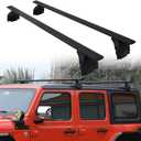 Snailfly Black Roof Rack Fit for 2007-2025 Jeep Wrangler JK JL Gladiator JT 2&4 Door Cross Bars Crossbars