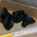 Baderke 4 Pcs Heavy Duty Toilet Plunger with Long Wooden Handle Force Suction Cup 26.38"x5.51" Black Rubber Toilet Plunger Removes Clogs Without Holder for Bathroom Drains Sink