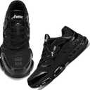 KCVTD Steel Toe Shoes for Men Indestructible Work Shoes Lightweight Steel Toe Sneakers Women Non Slip Safety Shoes Puncture Proof Composite Toe Shoes Women Black 39.5