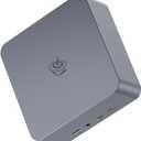 Beelink EQi12 Mini PC, Mini Computers with 12th Gen Core i3 1220P (10C/12T up to 4.4Ghz), 24G LPDDR5 (5200Mhz) + 500G M.2 2280 PCle 4.0x4 SSD, WiFi 6, BT 5.2, Dual HDMI, Dual 1000Mbps LAN