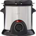 Presto 05470 Stainless Steel Electric Deep Fryer, Silver