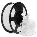 FLASHFORGE Rapid PLA Matte Filament 1.75mm, High Flow Speedy 3D Printer Filament, Max 500m/ s High Speed Printing, Easy to Remove Support & Non-Glossy Appearance (White)