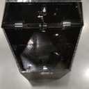 AUTOSAVER88 33" Aluminum Trailer Tongue Box, Heavy Duty Diamond Plate Trailer Tool Box, Waterproof Storage with Lock for Trucks, Trailers, and RVs (Black)