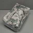 DriftAway Linen Floral Paisley Green Blackout Curtains for Living Room Bedroom 84 Inch Length 2 Panels Lined Grommet Window Drapes Thermal Farmhouse Country Jacobean Curtains Loden Green