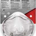 3M 8246 Household Cleanser Odor Respirator,R95 Non-Valved, Disposable Respirator, 1-Pack