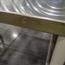 EnduraSteel Stainless Steel Mobile Prep Table with Powdrr-Coated Mild Steel Frame 6 ft x3'9 ft