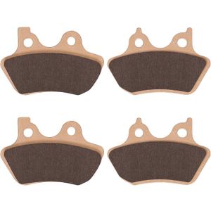 LOCOPOW Sintered Brake Pads Front and Rear for Harley Davidson Softail, Heritage Classic, Fat Boy, Dyna Electra Glide,Sportster XLH883R/2000 2001 2002 2003 2004 2005 2006 2007