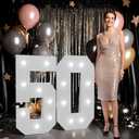 Amazon.com: Marquee Numbers Large 50th-Birthday Decorations: 3ft Light up Numbers 50 Balloon for Party Big 50 Year Old Women Men Birthday Decoration Anniversary Foam Board Wall Number 50 : Baby