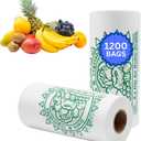 ASSUREPAK Clear Produce Bags Roll - 1200 Bags - 12"x20"  HDPE - (11 Microns)  Plastic for Grocery, Reusable Produce, Small Business, Plastic Bag, Food Bag, Storage Use, Natural Color