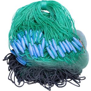 Depth 16ft Anti-Winding 3 Layers Fishing Net Wrapped Rope Lead Sinker Length 262ft Gill Net for Fishing Survival