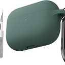 Brujula Case for AirPods Pro 3 Case Silicone Protective Cover Compatible with AirPods Pro 3rd Generation 2025(Lake Green, AirPods Pro 3)