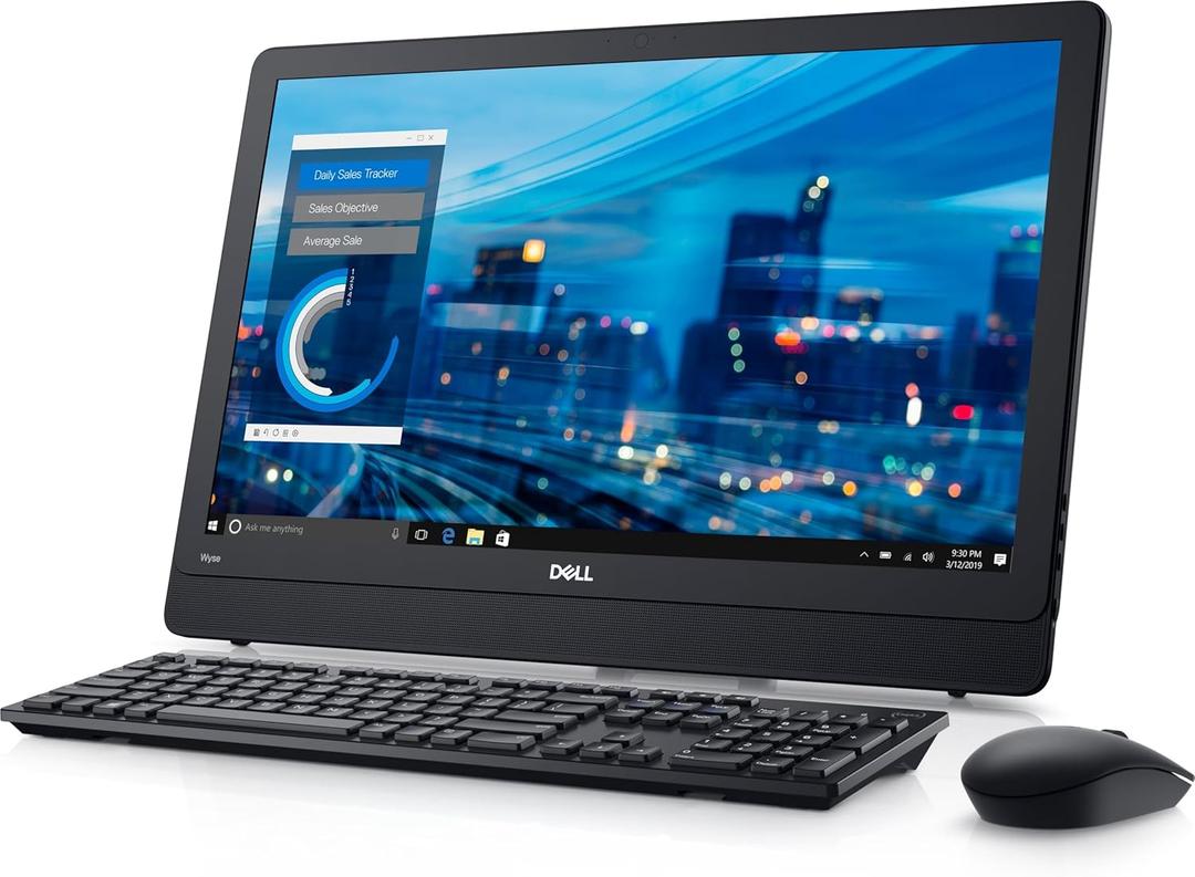 Dell Wyse 5470 AIO All-in-One Desktop PC 23.8" FHD Display, Intel Celeron J4105 Up to 2.5GHz, 8GB RAM, 256GB SSD, WiFi, BT, HDMI, Keyboard & Mouse, Windows 11 Pro