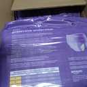 Amazon Basics Postpartum Incontinence Underwear for Women, Maximum Absorbency with Bladder Leak Protection, Fresh Protection, Disposable, Large, Lavender, 18 Count, 3-Pack