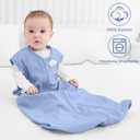 Yoofoss Baby Sleep Sack 6-12 Months Baby Wearable Blanket 100% Organic Cotton 2-Way Zipper TOG 0.5 Toddler Sleeping Sack 3 Pack, Lightweight Sleep Sacks for Babies, Size: Medium