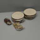 24PCS Western Party Decorations Mini Cowboy Centerpieces Wagon Wheel Crafts Wooden Plate Mini Hay Bales Vintage Table Centerpieces Supplies for Western Cowboy Theme Birthday Wedding Party Favors Decor
