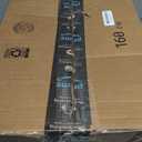 4 in x 25 Ft Garden Landscape Edging, No Dig Garden Edging Border Kit with 46 Pcs Spikes for Flower Bed Lawn Yard Grass Black