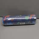 Toddler Booster Seat for Dining Table, Portable Kids Booster Seat with Safety Buckles Portable Increasing Booster Cushion with Non-Slip Bottom (Blue Dinosaur)