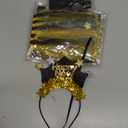 Suhine 6 Pcs Pet Happy New Year Costume Dog Accessories Include Puppy Dogs Tutu Dress Dog New Years Bandana Headband Outfit for Cat Pet Costume Supplies