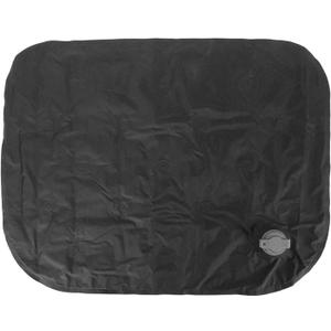 Outdoor Inflatable Cushion, Portable Quick Deflation Inflatable Travel Cushion Lightweight with Storage Bag for Camping for Picnic (Black)