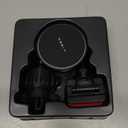 LISEN 15W MagSafe Car Mount Charger,Travel MagSafe Charger,Wireless Car Charger,Magnetic Phone Holder for Car,Phone Holders for Your Car Accessories for Women Men Jeep Ford for iPhone 17-12,Samsung (Black Gray)