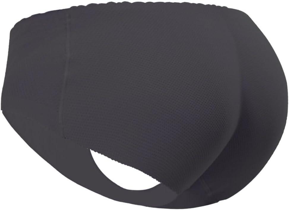 Everbellus Women's Padded Seamless Butt Hip Enhancer Panties Boy Shorts (Medium, Black)