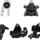 OCPTY Engine Motor Mount and Transmission Mount Set Compatible for Honda Odyssey EX LX 2007 V6 3.5L, VTEC # A4553, A4526HY, A4587, A4558, A4557 (5PCS)