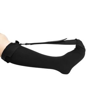 Calf Foot Stretcher for Plantar Fasciitis Relief Heel Spurs Foot Drop Achilles Tendonitis Hamstring, Adjustable Plantar Fasciitis Night Splint Foot Brace Up Support Sleeve Postural Corrector Stretch Sock for Women Men (Large: L 24.6'' * W 4.5'')