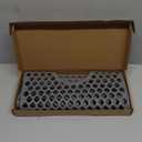 Silicone Sink Mat, 24.6''x 12.9'' Kitchen Sink Protector Grid for Bottom of Center Drain Sink, Gray Non-slip Heat Resistant Liner for Farmhouse Stainless Steel Porcelain Sink