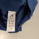 High Waisted Buttery Soft Biker Shorts for Women Tummy Control Stretch, Gentle Compression,Spandex,Workout,Running,Gym,Yoga,Athletic Activewear,Under Dress (Blue, M)