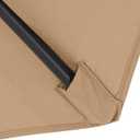 MASTERCANOPY Patio Umbrella 7.5 ft Replacement Canopy for 6 Ribs-Beige Canopy Only