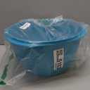 Maxi Jumbo Mega Mixing Salad bowl blue with Seal - 42 cups