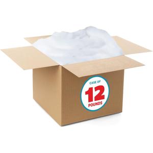 Fairfield The Original Poly-Fil, Premium Polyester Fiber Fill, Soft Pillow Filler, Stuffing for Stuffed Animals, Toys, Cloud Decorations, and More, Machine-Washable, 12 lb Box (White)