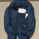 IVAPUPU 2 Pack 6FT Table Cloth for Rectangular Fitted Events Stretch Jean Blue Table Covers Washable Spandex Tablecloth Protector for Party, Wedding, Cocktail, Banquet, Festival