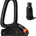 Leaf Collector Compatible with Worx Leaf Blower & Vacuum, Includes Adjustable Adapter Fits 2.3"-5" Connection Ports, 2-8FT Hose, and Mesh Hood