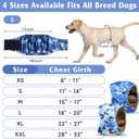 5 Pack Dog Diapers Male Reusable, Premium Belly Bands for Male Dogs, High Absorbing Male Dog Pee Wraps for Doggie in Incontinence or Excitable Urination and Training Camouflage Pattern L