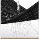 Color&Geometry Outdoor Mats for Front Door All Weather, 19"x30" Non Slip Low Pile Outside Door Mats, Dirt Trapping Waterproof Doormat Entrance, Black Welcome Matt