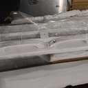 DIYHD 30X96in Accordion Door,PVC Folding Interior Door,Includes Door and Mounting Hardware,White