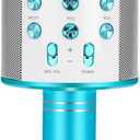 Bluetooth Karaoke Microphone Wireless: Portable Handheld Mic for Kids Adults Singing - Perfect for Christmas Birthday Holiday Party