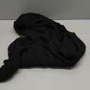 Wenrine Womens Sweater Maxi Dress Long Sleeve Knit Ribbed Crew Neck Slim Fit Casual Fall Long Dresses (Black)